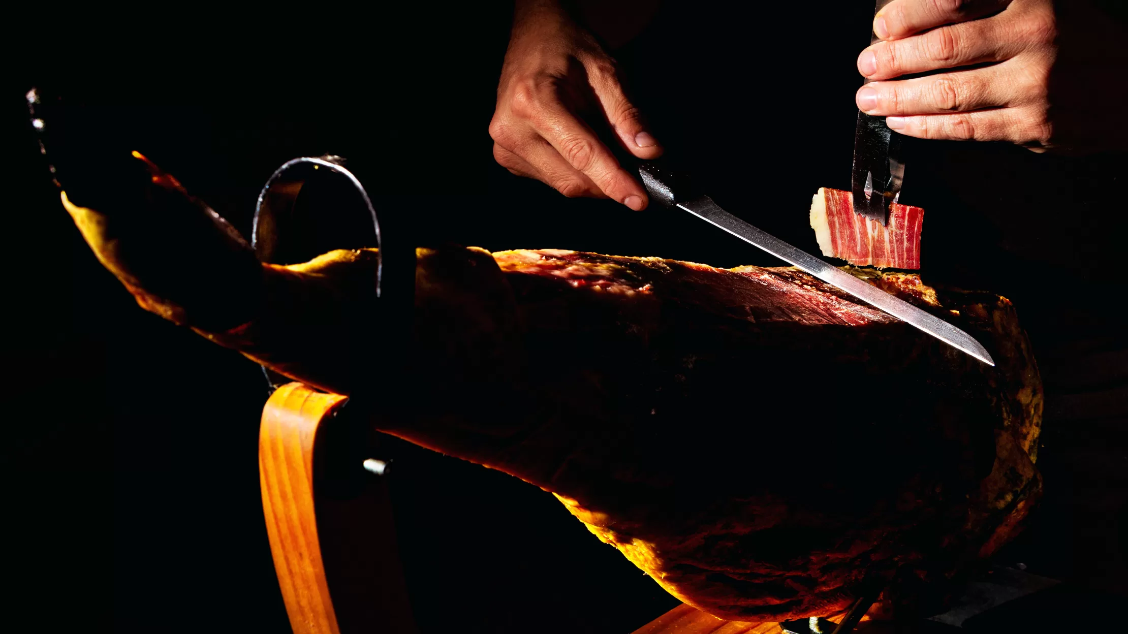 Especialistas en corte de jamón - El Portaviandas